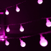 led frosted ball string light festival party decoration