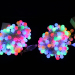 led frosted ball string light festival party decoration