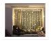 led heart-shaped curtain light with butterfly pendant room decoration