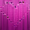 led heart-shaped curtain light with clip pendant room decoration