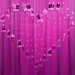 led heart-shaped curtain light with clip pendant room decoration