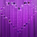 led heart-shaped curtain light with clip pendant room decoration