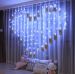 led heart-shaped curtain light with clip pendant room decoration