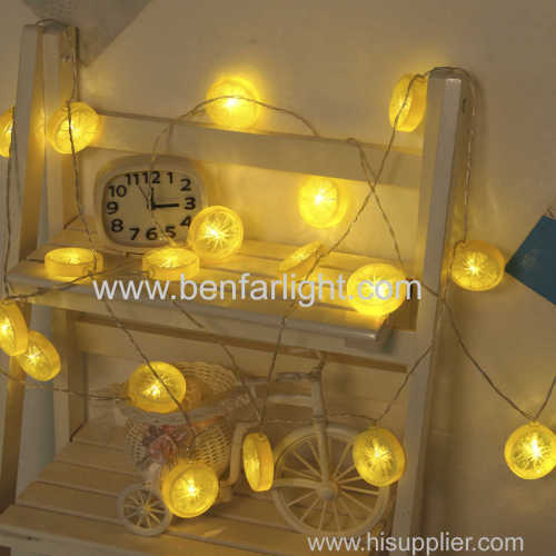 dream girl heart room decoration led lemon string light