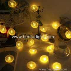 dream girl heart room decoration led lemon string light