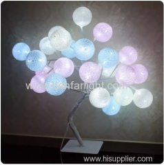 beautiful romantic roses cotton tree light