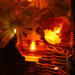 chinese red festive decoration round lantern light