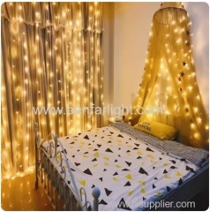 led curtain light cozy bedroom decoration light