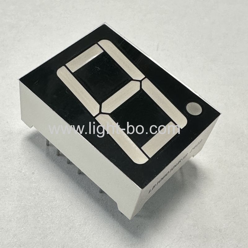 Ultra bright Red 0.8inch Common cathode Single Digit 7 Segment LED Display for Insrument Panel