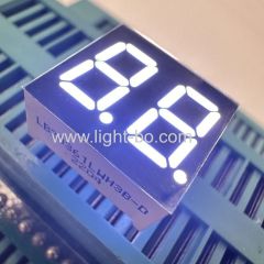 Ультра яркий белый 9,2 мм (0,36 дюйма) 7-сегментный светодиодный дисплей 2-разрядный общий катод для бытовой электроники