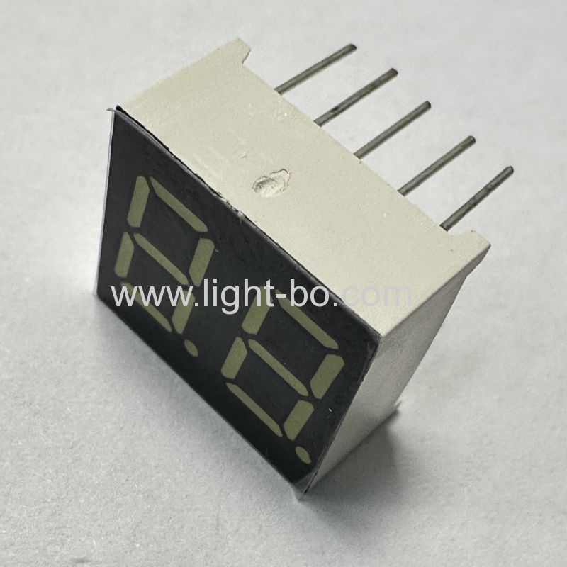 Tüketici elektroniği için ultra parlak beyaz 9,2 mm (0,36") 7 segment led ekran 2 haneli ortak katot