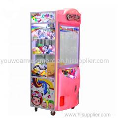 Youwo Coin Operated Crazy Toys 2 Best Crane Machine Game Singapore Claw Arcade Mobedas Mini Juguetes Machine Supplier