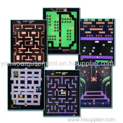 Youwo Coin Operated Wooden Cabinet Pacman Classic Arcade Game Machine