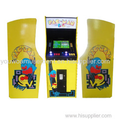 Youwo Coin Operated Wooden Cabinet Pacman Classic Arcade Game Machine