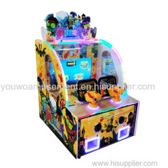 Youwo Coin Operated Electronic 2 Players Ball Shooting Game Machine For Kids