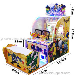 Youwo Coin-operated Video Type Indoor Game Center Crazy Ball With Chair Arcade Ticket Shooting Games Machine For Kids