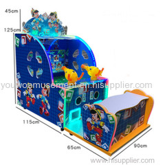 Youwo Coin Operated Child Games Amusement Park Fun Games Wholesale Indoor Shooting Video Games Machine With Chair For Ma