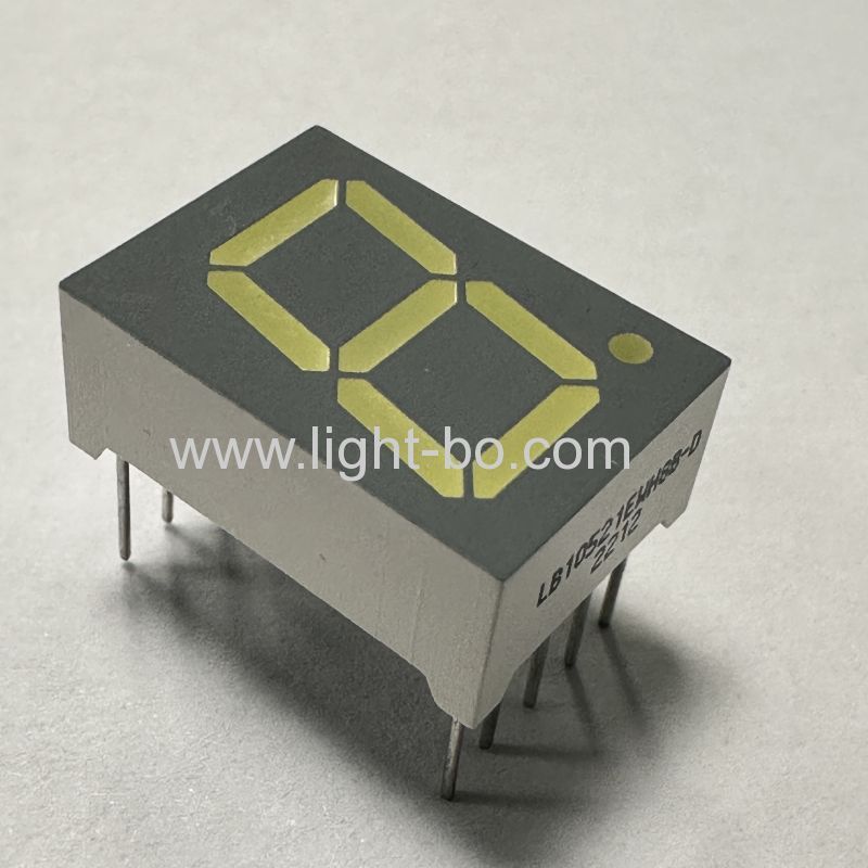 Ultra bright white Single digit 0.52inch(13.2mm) 7 Segment LED Display Common cathode for consumer electronics