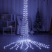 led running water curtain light christmas decoration light