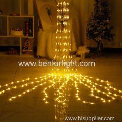 led running water curtain light christmas decoration light