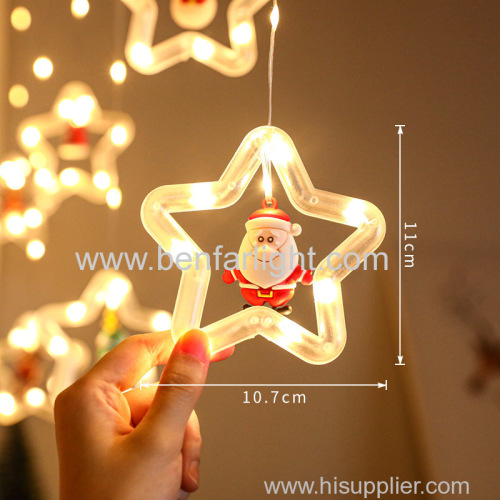 USB christmas tree and star christmas pendant curtain light