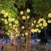 colorful led rattan ball light tree decoration round ball