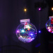 led wish ball curtain light with christmas tree snowman santa claus