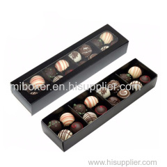 With Insert Mini Packaging Gift Chocolate Box With Die Cut