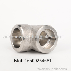 Stainless steel forged high-pressure pipe fittings socket welding ell90 degree ell