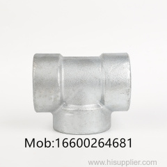 Special shaped socket fittings hot-dip galvanized tee