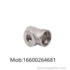 304 stainless steel tees with different diameters and specifications for gas use