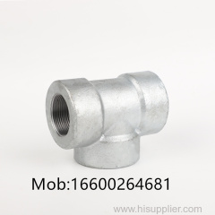 304 stainless steel tees with different diameters and specifications for gas use