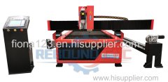 plasma and flame cutting machine for steel square tube and plate