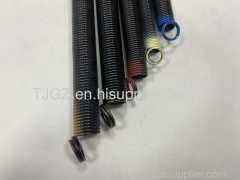 Various weight garage door extension spring with double looped