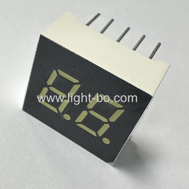 Ultra white 0.3" 2 digit 7 segment led display common cathode for home appliances