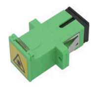 SC Simplex Outer Shutter Adaptor with flange SC Fiber Optic Adapter Fiber Optic Connector Adapters