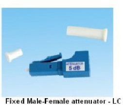 LC SM male-female 15 db LC Fiber Optic Attenuator LC Apc Attenuator Variable Optical Attenuator