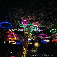 wishing circle outdoor tree decoration light