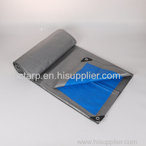 blue silver Heavy-Duty Finished PE Tarpaulin Finished Tarpolin cargo Cover