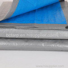 blue silver Heavy-Duty Finished PE Tarpaulin Finished Tarpolin cargo Cover