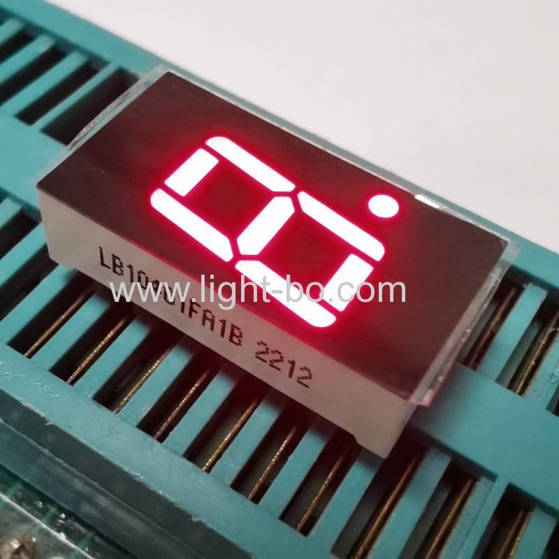 Ultra vermelho dígito único 0.4 "7 segmento display led cátodo comum para indicador de balança digital