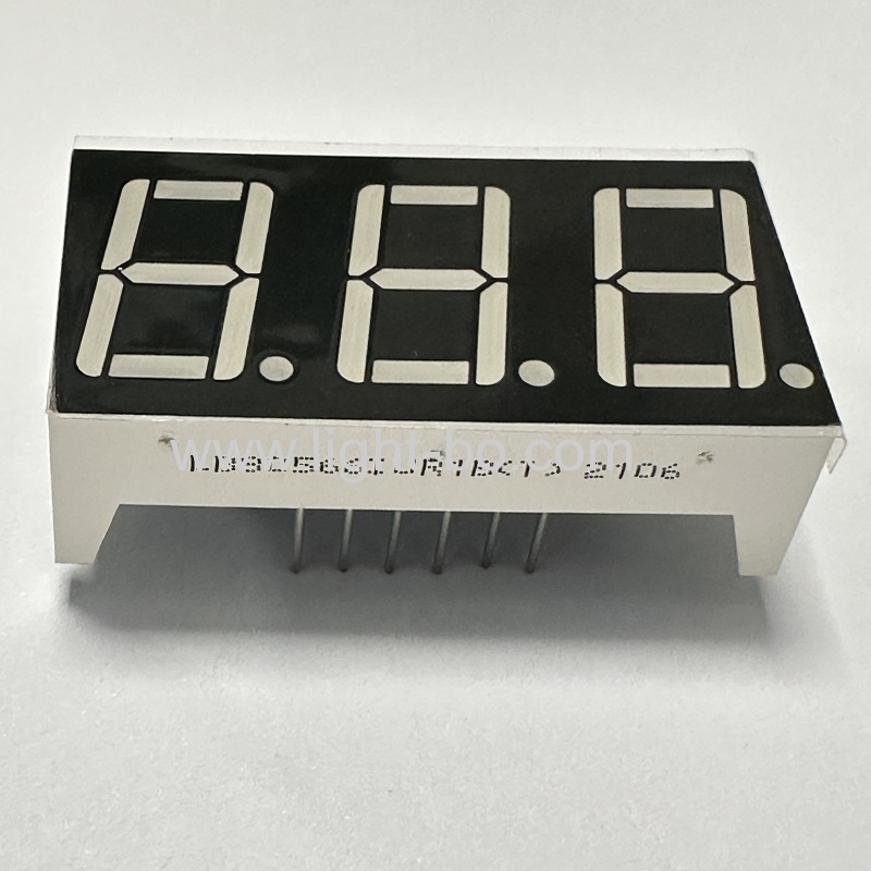 Ultra Bright Red 3-Digit 0.56" 7-Segment LED Display common anode for Oven Temperature Controller
