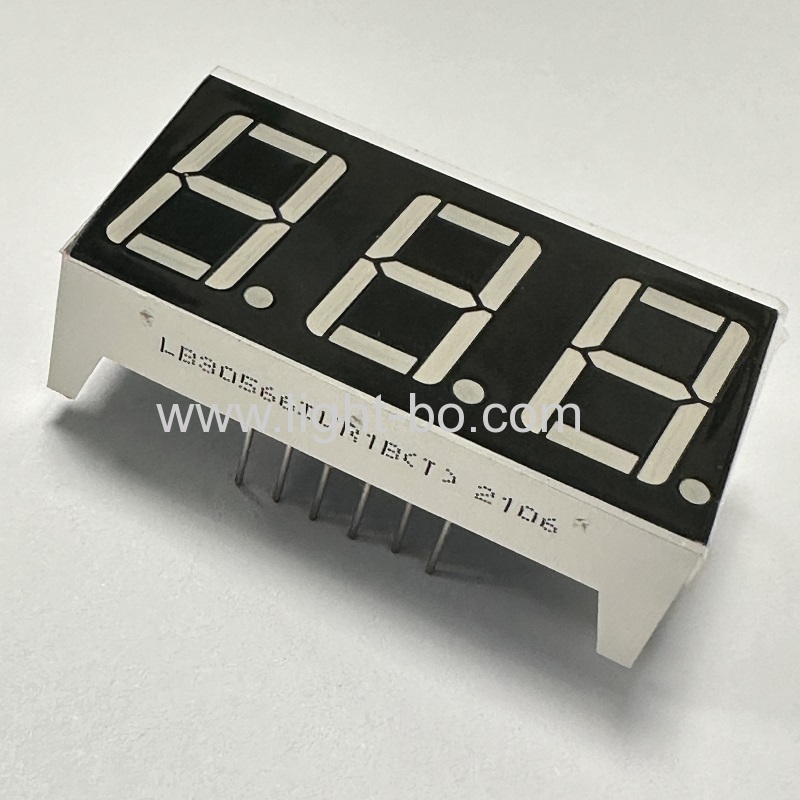 Ultra Bright Red 3-Digit 0.56" 7-Segment LED Display common anode for Oven Temperature Controller