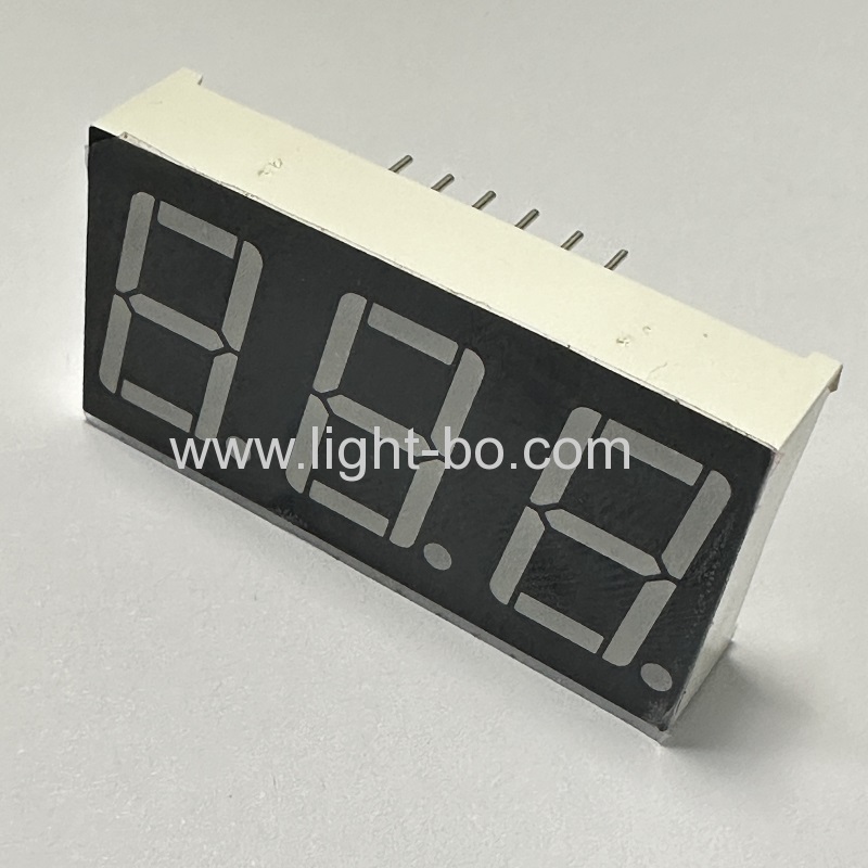 Ultra bright red 3 Digit 14.2mm 7 Segment LED Display common cathode for Instrument panel