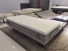 Split King Folding Electric Adjustable Bed with Wireless Remote with Memory Foam Mattress