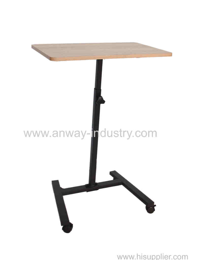 Height Adjustable Mobile Laptop Desk Standing Desk Office Desk for Office Home Height Adjustable Mobile Laptop Desk