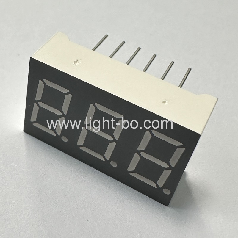 catodo comune con display a LED a 7 segmenti rosso ultra brillante a 3 cifre da 9,2 mm per multimetro