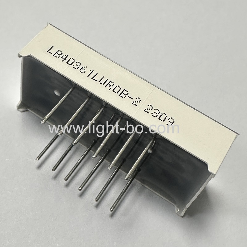 Affichage LED à 4 chiffres 9,2 mm 7 segments cathode commune rouge ultra brillante pour multimètre