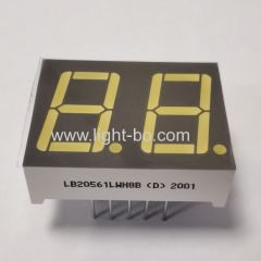 Ultra bright White 2Digit 14.2mm 7 Segment LED Display Common Cathode for Temperature Controller