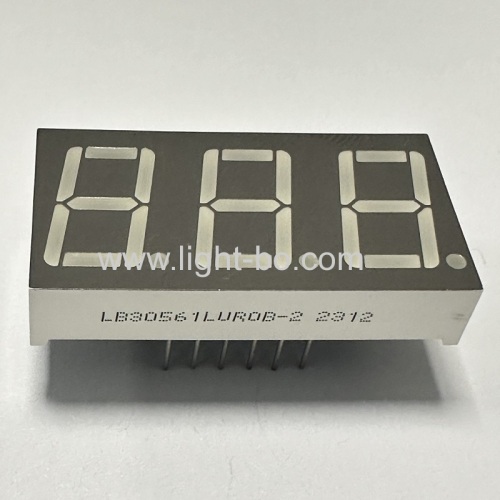 Ultra Bright Red 3DIGIT 14.2MM LED DISPLAY 7SEGMENT COMMON CATHODE For Multimeter panel